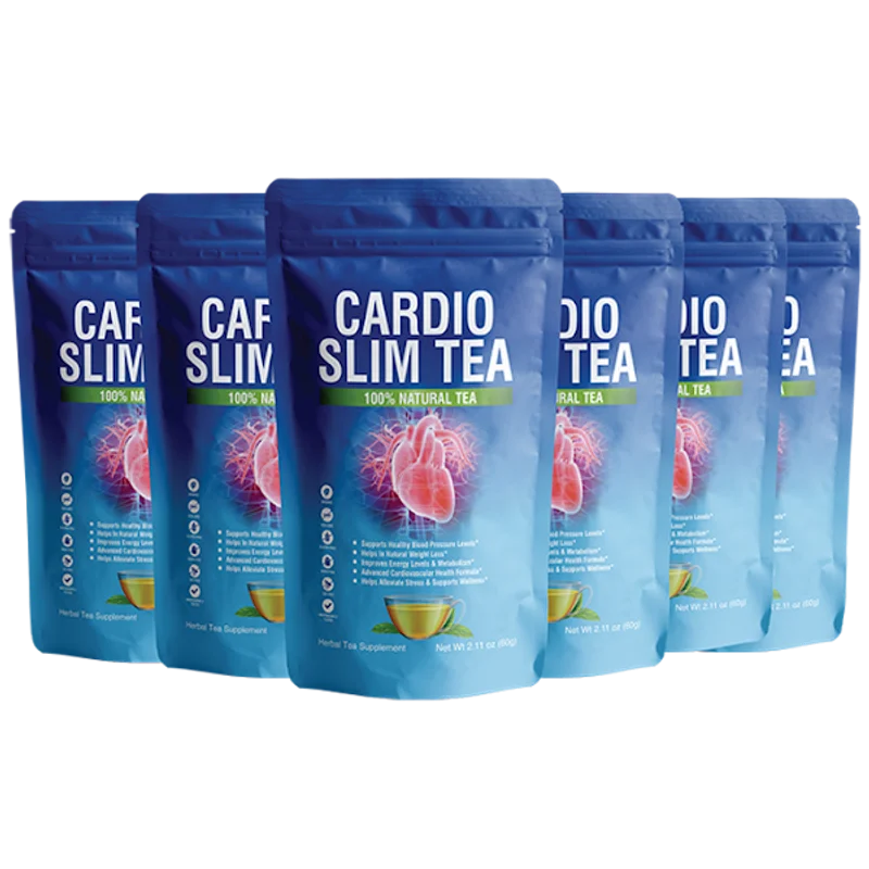 Cardio Slim Tea Weight Management Health — 6 Bottle / 180 Day Pack